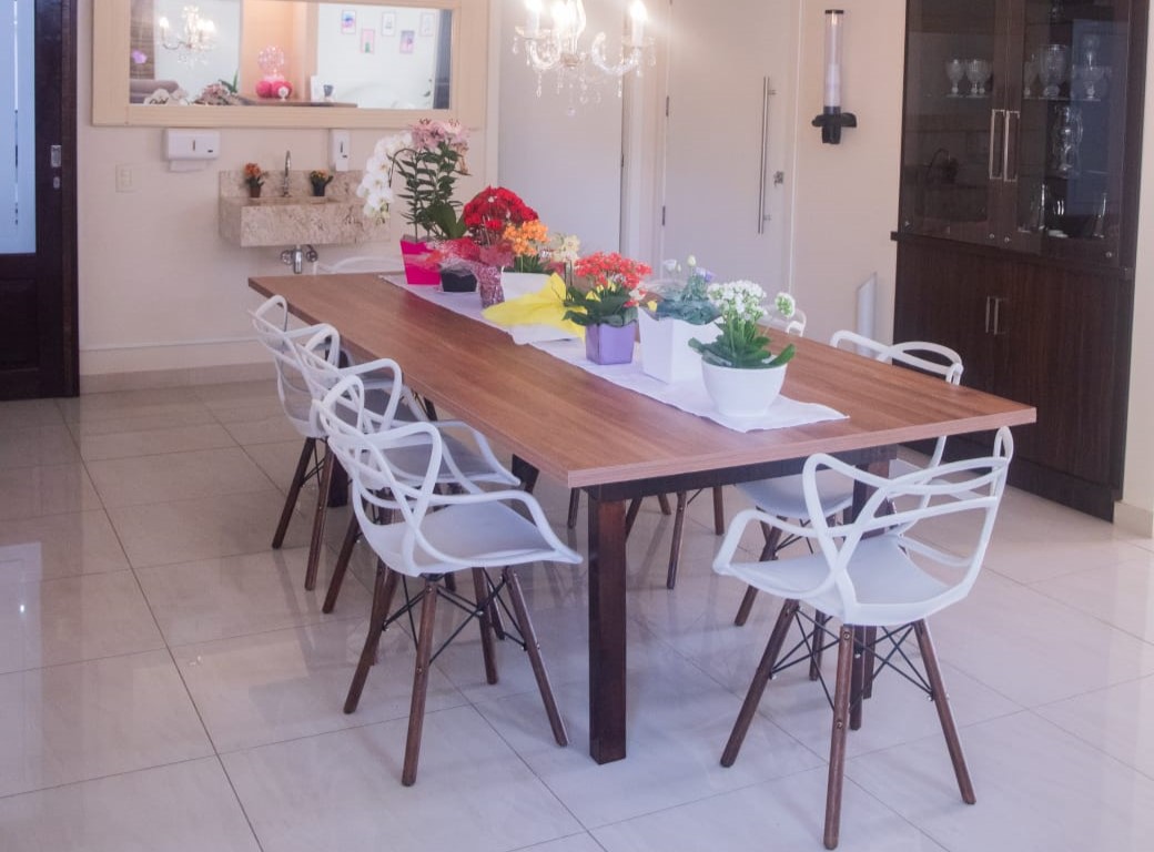 Nossa sala de jantar casa de repouso Flor do Carmelo em Curitiba